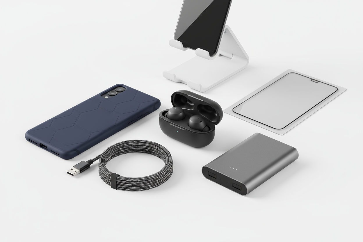 create photo of mobile accessories original 